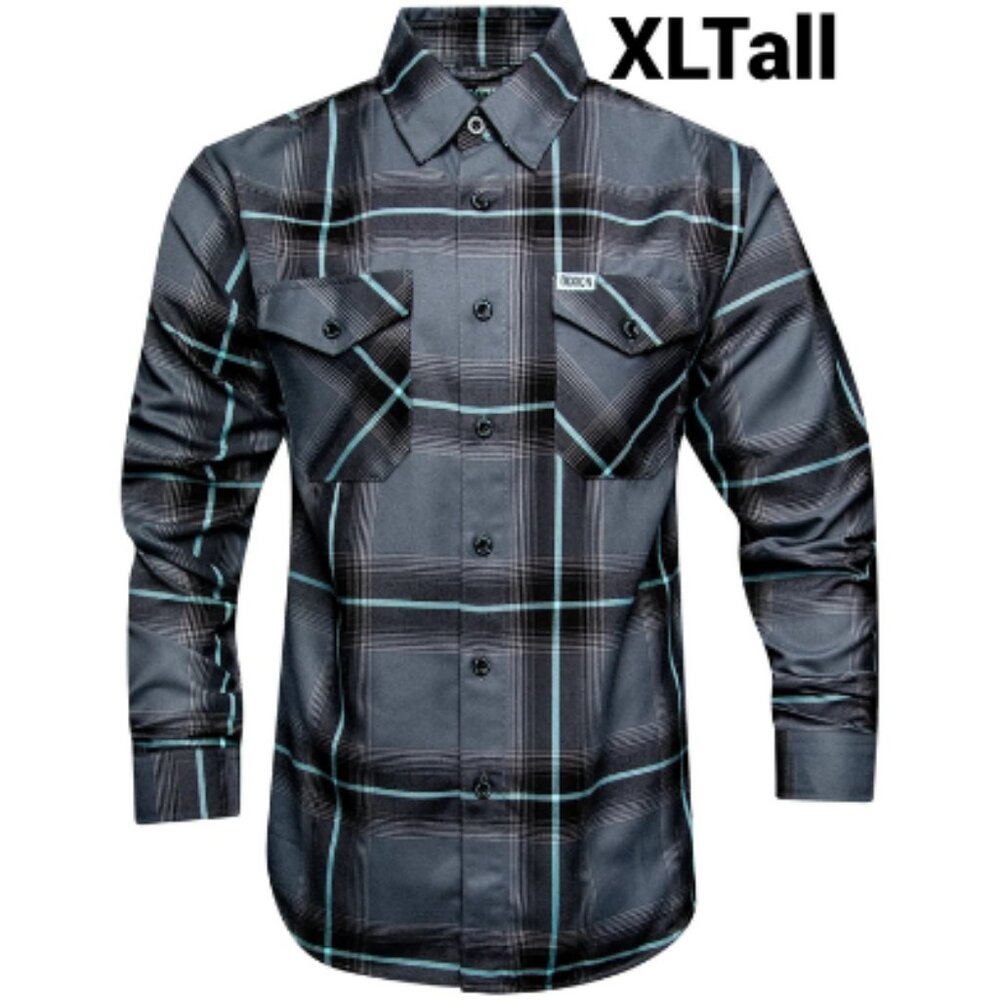 DIXXON Flannel The POWERLINE Flannel Shirt - Men's XL Tall - Picture 1 of 10